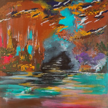 Painting titled "Deep in my dreams" by Atignas Art, Original Artwork, Acrylic