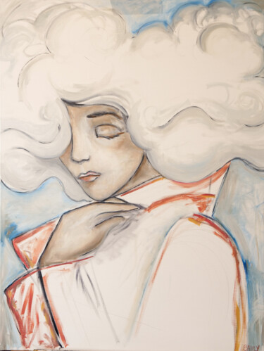 L'attente Peinture intitulée "L'attente" par Pauline Bailly, Œuvre d'art originale, Huile