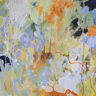 绘画 标题为“Parfum d'automne” 由Chantal Proulx, 原创艺术品, 丙烯 安装在木质担架架上