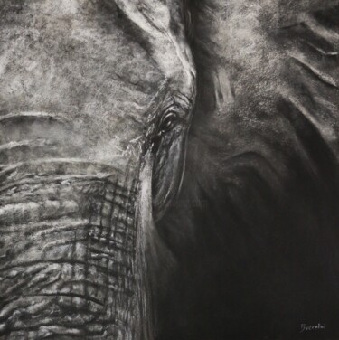 Painting titled "Adira" by Isabelle Boccalini, Original Artwork, Pastel