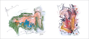 the duck got sick from mushrooms 数字艺术 标题为“the duck got sick…” 由Дима Dima Вильмс Wilms (Рок-Живописец Rock-Painter), 原创艺术品, 水彩