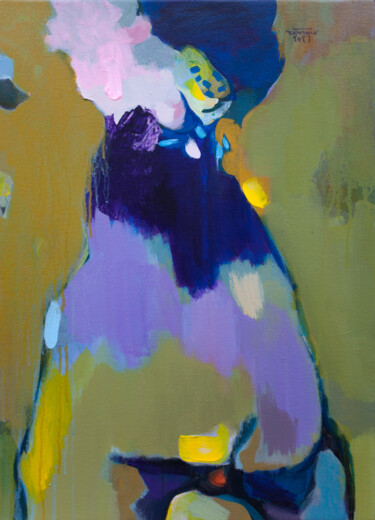 Painting titled "My love No.05" by Khanh The Bui, Original Artwork, Acrylic
