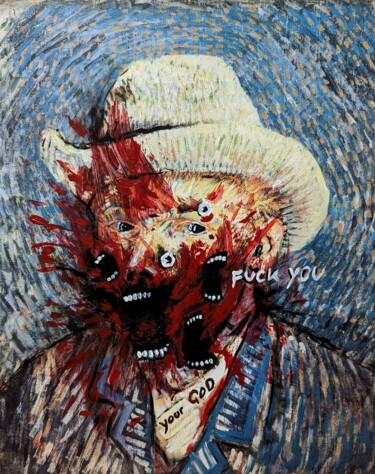 Vincent 3 Painting titled "Vincent 3" by Vaxo Lang, Original Artwork, Acrylic