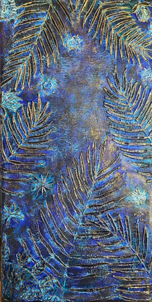 Luminous Night Peinture intitulée "Luminous Night" par Tiphanie Canada, Œuvre d'art originale, Acrylique