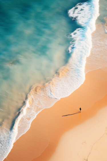 数字艺术 标题为“The Beach 06” 由Thapsus, 原创艺术品, AI生成的图像