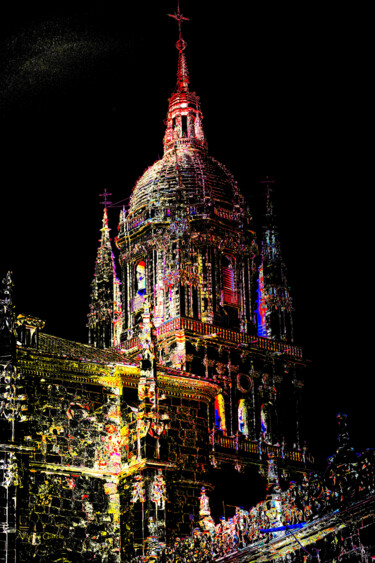 Catedral de Salamanca 3 Digitale Kunst getiteld "Catedral de Salaman…" door Alfonso García, Origineel Kunstwerk, Digitale fotografie