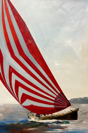 FUTURE Peinture intitulée "FUTURE" par Darina Abramova, Œuvre d'art originale, Huile