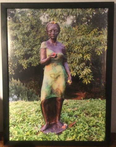 Photography titled "Pomone(sculpture ph…" by Isabelle Haas, Original Artwork, Digital Photography Mounted on Cardboard