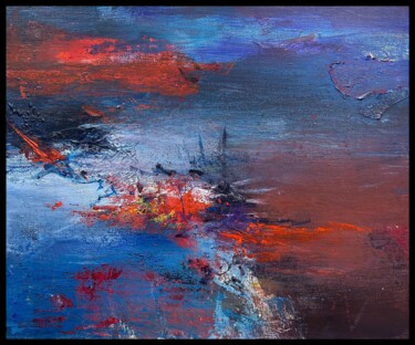 Painting titled "histoire émotionnel…" by Giovanni.D, Original Artwork, Acrylic Mounted on Wood Stretcher frame