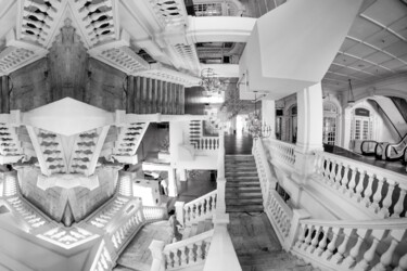 摄影 标题为“Paradoxal Escalier” 由Frederic Bos, 原创艺术品, 照片蒙太奇