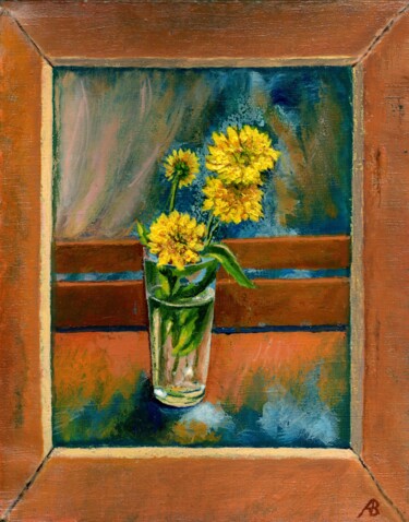 绘画 标题为“A Simple Still Life…” 由Владимир Абаимов, 原创艺术品, 油