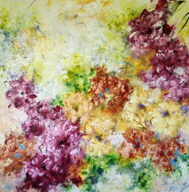 Painting titled ""The Bloom of Being"" by Vera Hoi, Original Artwork, Acrylic