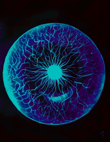 Digital Arts titled "Blue Energy" by Troy Wilson-Ripsom, Original Artwork, Manipulated Photography