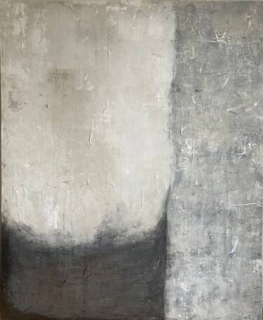 Inner calm Painting titled "Inner calm" by Mila Oz, Original Artwork, Acrylic Mounted on Wood Stretcher frame