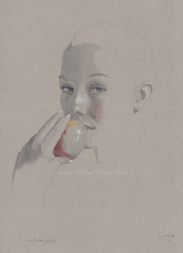Zeichnungen mit dem Titel ""Pandora's girlfrie…" von Walter Roos, Original-Kunstwerk, Bleistift