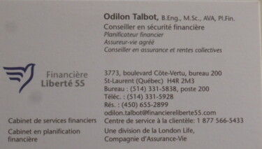 Ancien emploi chez Financière Liberté 55 Photographie intitulée "Ancien emploi chez…" par Odilon Talbot, Œuvre d'art originale, Photographie numérique