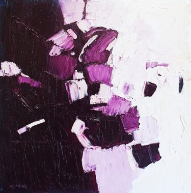 Peinture intitulée "Cromatico (violabia…" par Domenico Asmone, Œuvre d'art originale, Huile Monté sur Châssis en bois