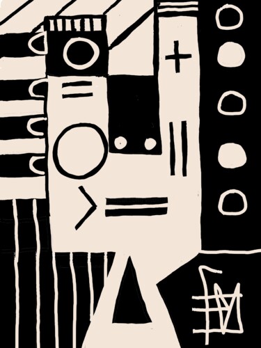 数字艺术 标题为“Ta 8” 由Franck Vidal, 原创艺术品, 数字油画