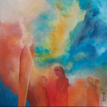 제목이 "L'au delà"인 미술작품 Dany Santelli로, 원작, 아크릴