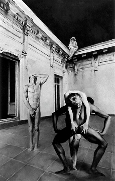 Ensoñación 图画 标题为“Ensoñación” 由Leopoldo Fernandez Sanchez, 原创艺术品, 木炭