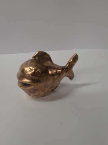 雕塑 标题为“Kugelfisch Bronze” 由Richard Blaas, 原创艺术品, 青铜