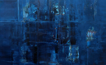 Painting titled "Abstract-201" by Nivas Kanhere, Original Artwork, Oil