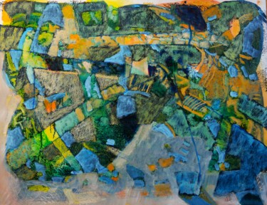 Peinture intitulée "Acousmate" par Philippe Casaubon, Œuvre d'art originale, Huile