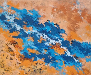 Painting titled "Something bright an…" by Tatiana Karchevskaya, Original Artwork, Acrylic