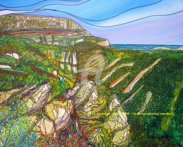 MONT PUGET Peinture intitulée "MONT PUGET" par Alain Faure, Œuvre d'art originale, Acrylique Monté sur Châssis en bois