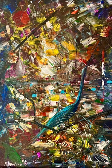 Pittura intitolato "Temporal" da Miroslav Spadrna, Opera d'arte originale, Acrilico Montato su Telaio per barella in legno