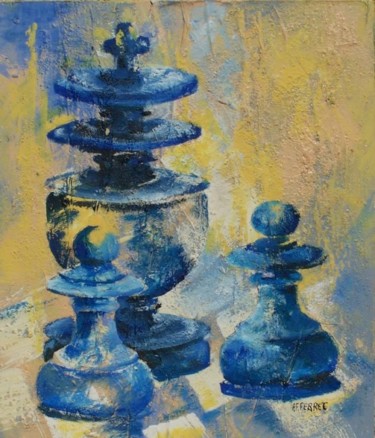 Peinture intitulée "Tous pour Un!" par Anne-Frédérique Ferret, Œuvre d'art originale, Huile