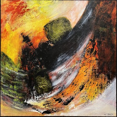 Peinture intitulée "23-11-25   acrylique" par Marie-Claude Baldi, Œuvre d'art originale, Acrylique Monté sur Châssis en bois