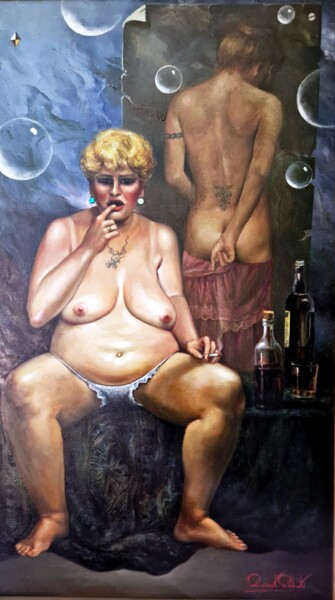 Fina Peinture intitulée "Fina" par Joaquin Sabaté Casanova (Quimet Sabaté Casanova), Œuvre d'art originale, Huile