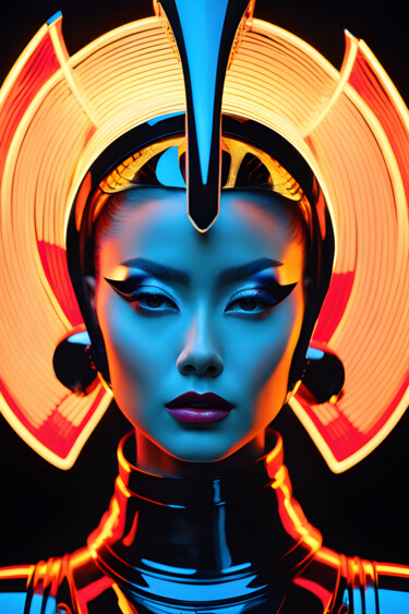 数字艺术 标题为“Neo Portraits - S2…” 由Sid, 原创艺术品, AI生成的图像