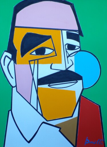 Peinture intitulée "Gabriel Garcia Màrq…" par Gabriele Donelli, Œuvre d'art originale, Acrylique