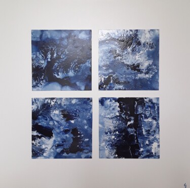 Peinture intitulée "Fenetre sur un mond…" par Claude Goasguen, Œuvre d'art originale, Acrylique