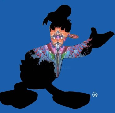 Arte digitale intitolato "Donald Burlon" da Giuseppe D’Alessandro (JD), Opera d'arte originale, Pittura digitale
