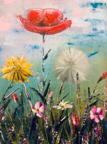 绘画 标题为“L’été en Russie” 由Stéphane Palazzotto, 原创艺术品, 丙烯