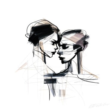 Digital Arts titled "Love XOX - A Love S…" by Sykart Designs, Original Artwork, AI generated image