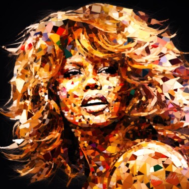 数字艺术 标题为“Tina Turner Young -…” 由Sykart Designs, 原创艺术品, AI生成的图像