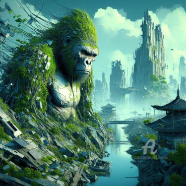 数字艺术 标题为“Le grand sage de la…” 由Tsuiho, 原创艺术品, AI生成的图像
