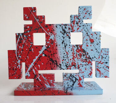 "Spaco Game over inv…" başlıklı Heykel Spaco tarafından, Orijinal sanat, Rezine