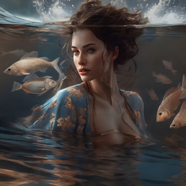 数字艺术 标题为“AQUATIC WORLD” 由Alice Santorini, 原创艺术品, 数码摄影