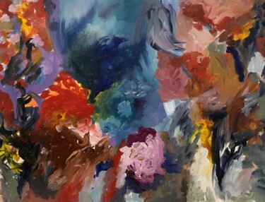 Peinture intitulée "Vénitienne" par Muriel Deumie, Œuvre d'art originale, Acrylique