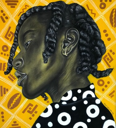 Painting titled "What about me" by Oluwafemi Akanmu, Original Artwork, Acrylic