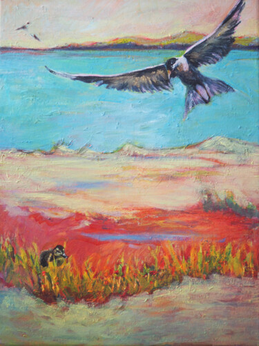 Peinture intitulée "bienveillance" par Marieline Gerard, Œuvre d'art originale, Acrylique