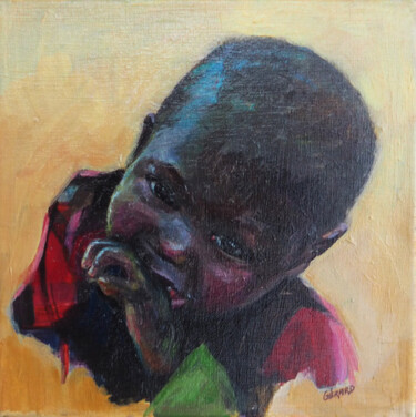 Peinture intitulée "approche" par Marieline Gerard, Œuvre d'art originale, Acrylique