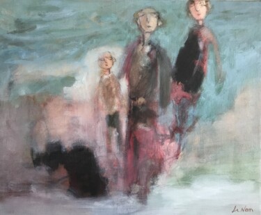 Painting titled "Connivence sur le s…" by Olivier Le Nan, Original Artwork, Acrylic Mounted on Wood Stretcher frame