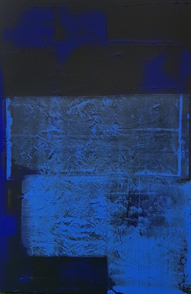 Peinture intitulée "BLUE SKIN 1" par Anne Girault Bardaud, Œuvre d'art originale, Acrylique