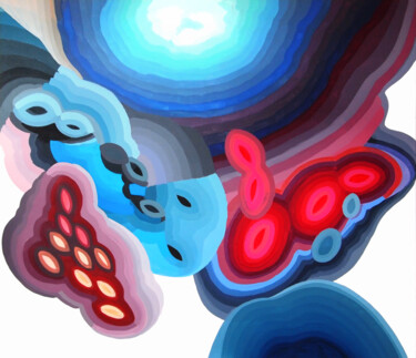 绘画 标题为“deepSea” 由Ostrot, 原创艺术品, 丙烯